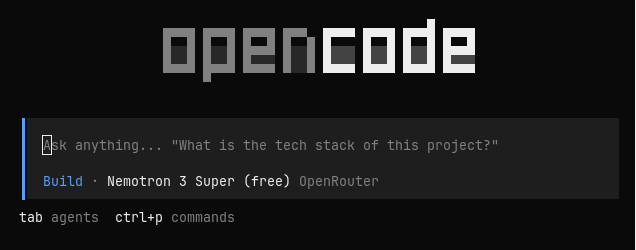 Opencode TUI